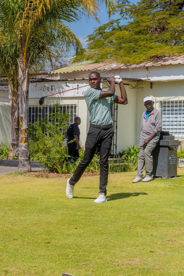 Players out on the course during a Bogey Free round