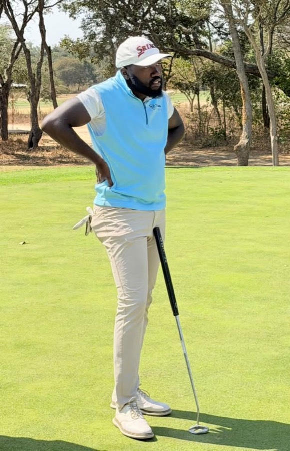 A golfer during a Bogey Free Pro Am Tour round