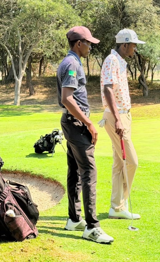 A golfer during a Bogey Free Pro Am Tour round