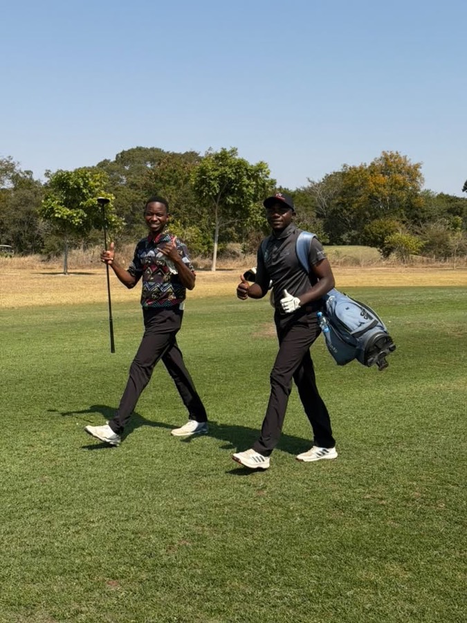 A golfer during a Bogey Free Pro Am Tour round