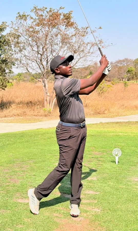 A golfer during a Bogey Free Pro Am Tour round