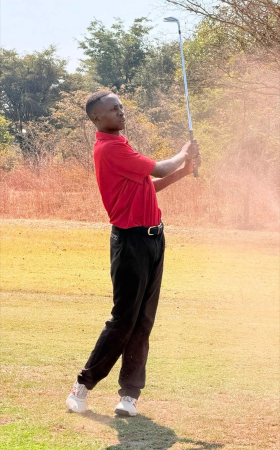 A golfer during a Bogey Free Pro Am Tour round