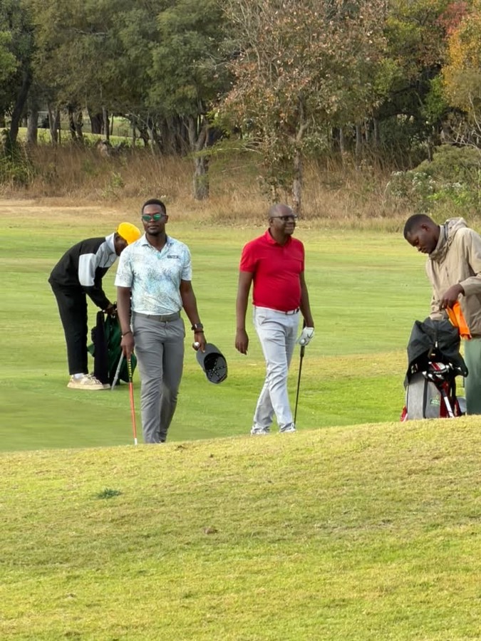A golfer during a Bogey Free Pro Am Tour round